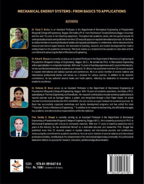 Back Mechanical Energy Systems: From Basics to Applications