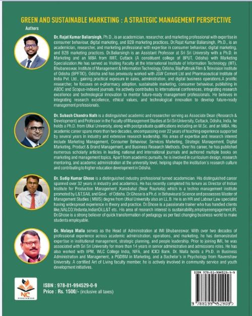 Green and Sustainable Marketing : A Strategic Management Perspective